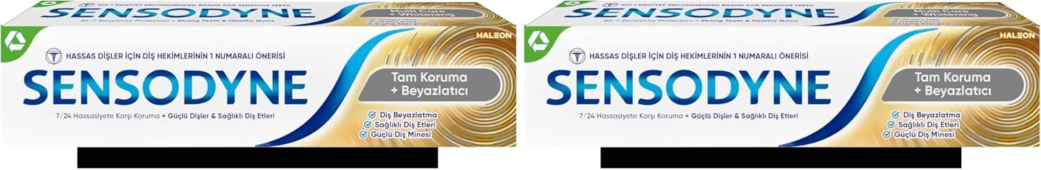 خمیردندان Sensodyne سفیدکننده و محافظت کامل 50 ml خمیردندان Sensodyne سفیدکننده و محافظت کامل 50 ml