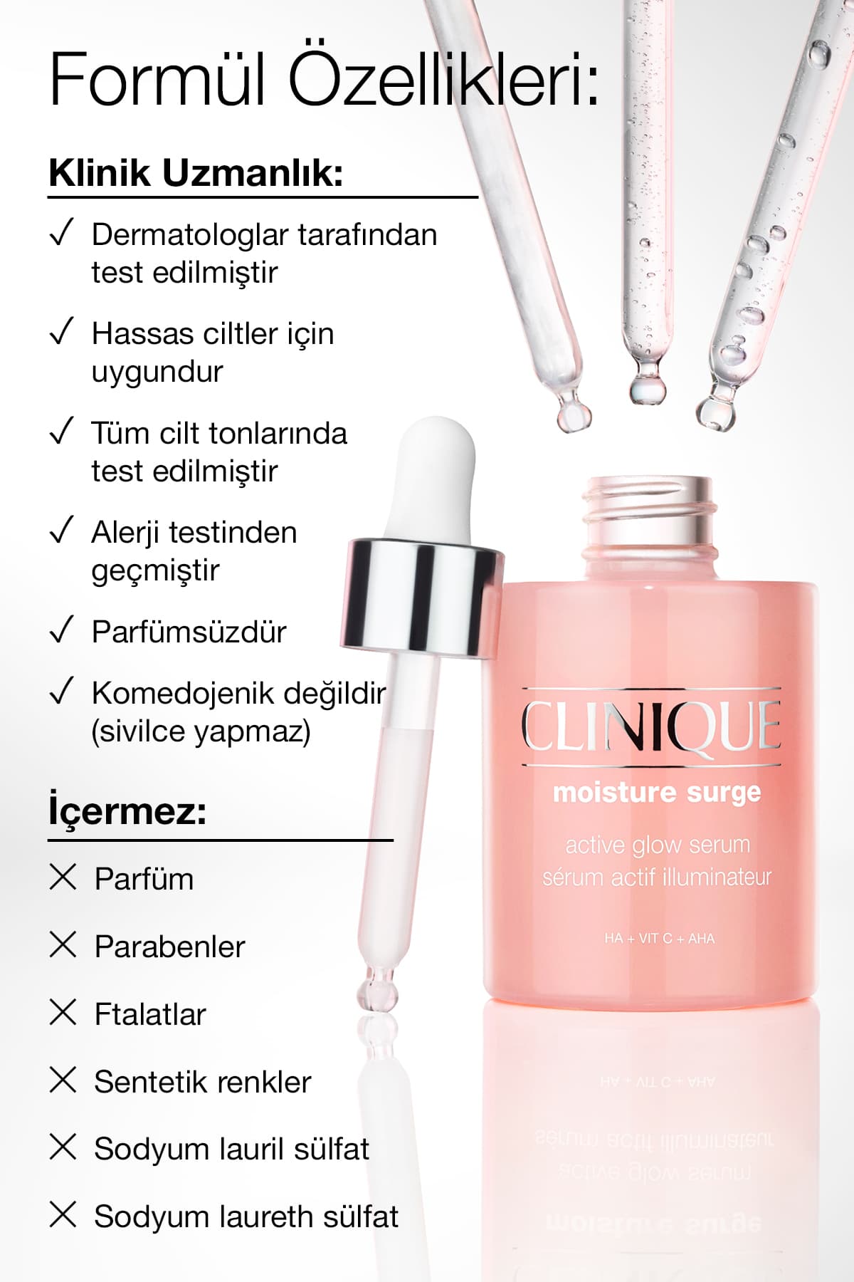 سرم Clinique Moisture Surge Active Glow درخشانکننده 50ml با ویتامین C سرم Clinique Moisture Surge Active Glow درخشانکننده 50ml با ویتامین C