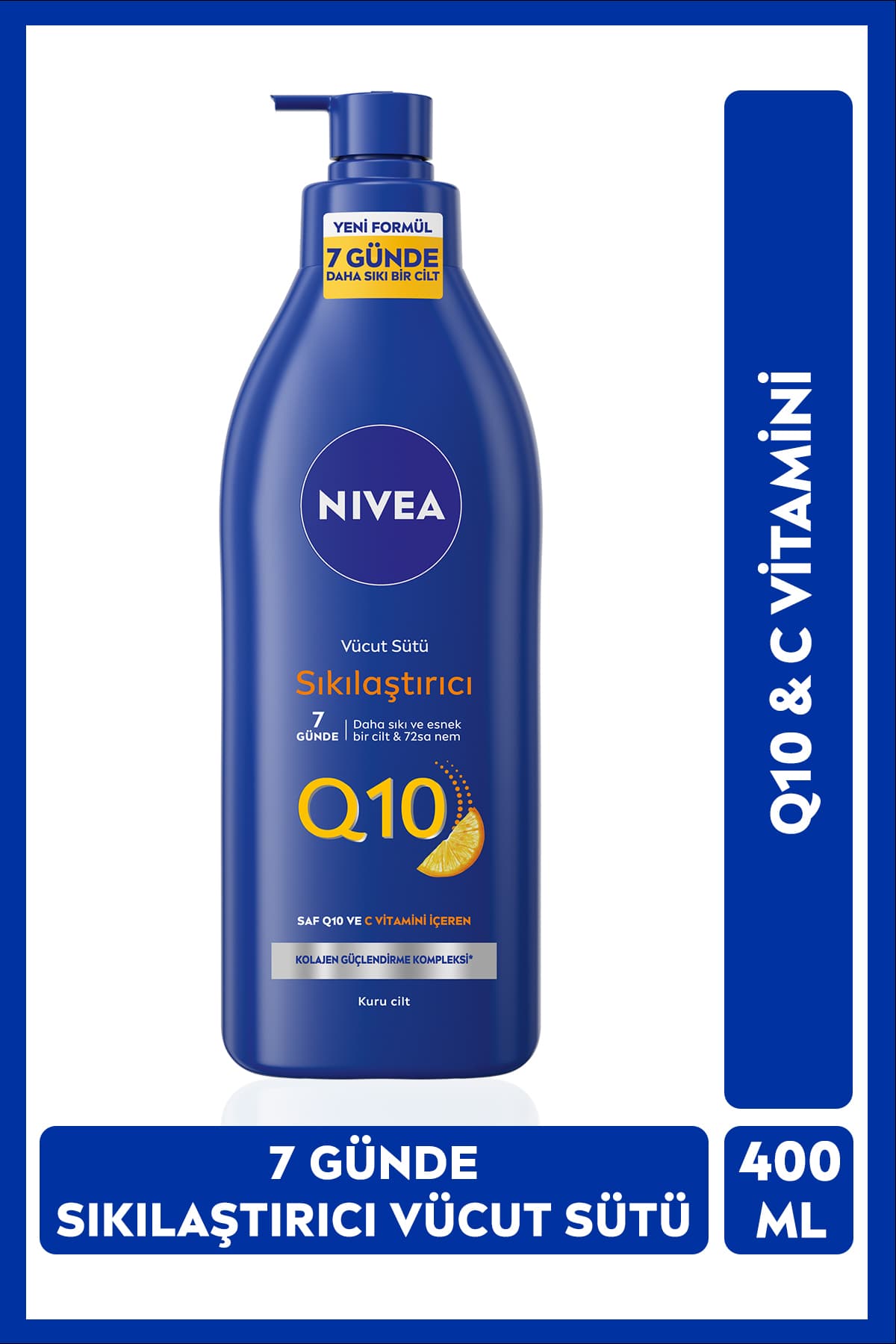 شیر مراقبت بدن و لوسیون بدن سفتکننده NIVEA Q10 حاوی ویتامین C، 400ml و 250ml شیر مراقبت بدن و لوسیون بدن سفتکننده NIVEA Q10 حاوی ویتامین C، 400ml و 250ml