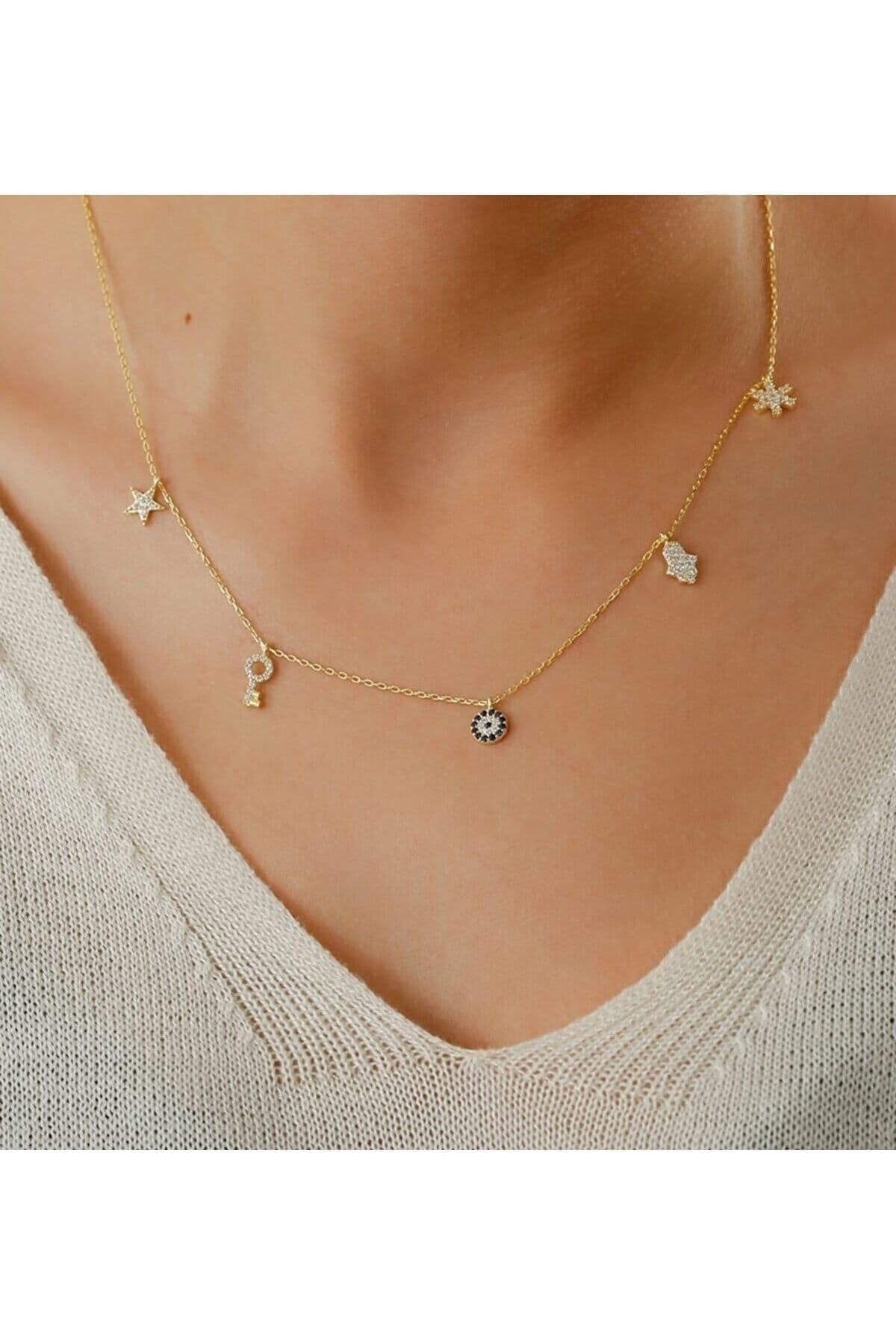 گردنبند شانس Silvano Jewelry نقره 925 گردنبند شانس Silvano Jewelry نقره 925