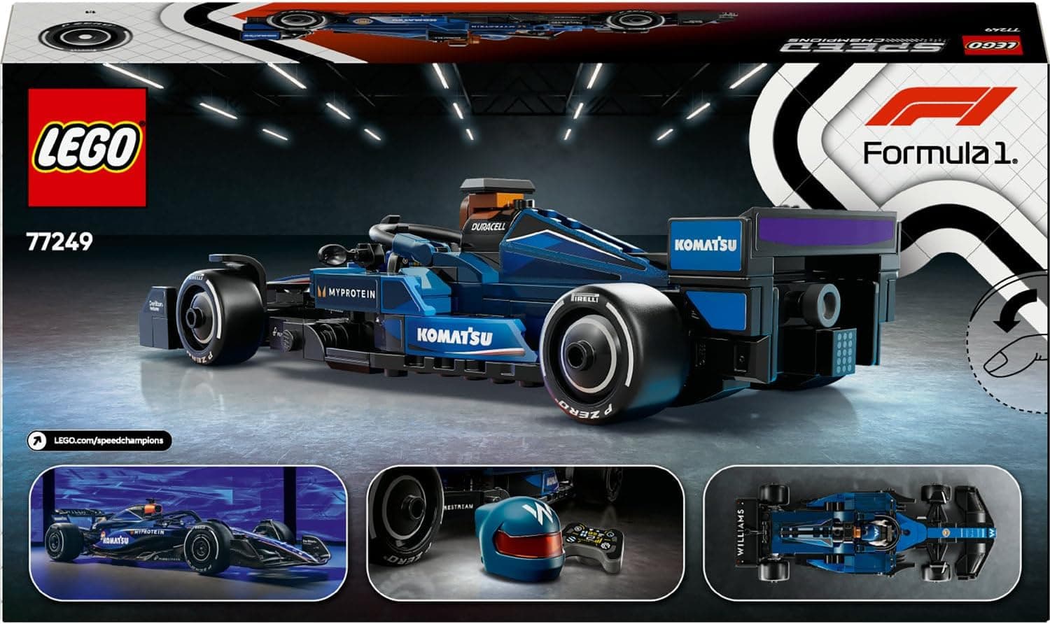 لگو Speed Champions Williams Racing FW46 ماشین مسابقه فرمول یک مدل 77249 لگو Speed Champions Williams Racing FW46 ماشین مسابقه فرمول یک مدل 77249