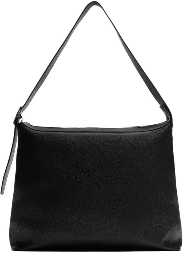 کیف Tote چرمی زنانه ZARA مشکی سایز استاندارد کیف Tote چرمی زنانه ZARA مشکی سایز استاندارد