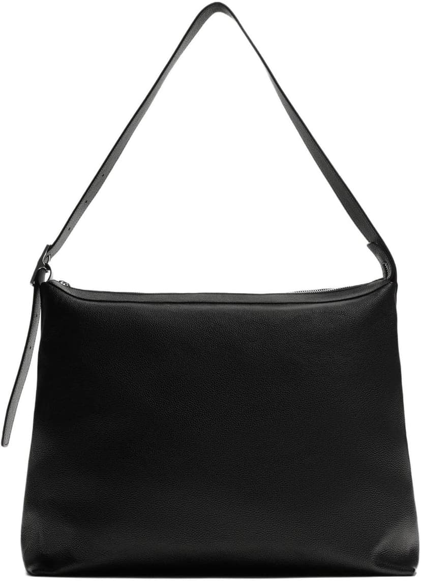 کیف Tote چرمی زنانه ZARA مشکی سایز استاندارد کیف Tote چرمی زنانه ZARA مشکی سایز استاندارد