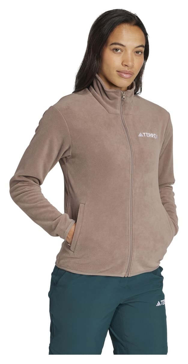 بلوز زنانه adidas فلیس زیپ کامل Multi Essentials بلوز زنانه adidas فلیس زیپ کامل Multi Essentials