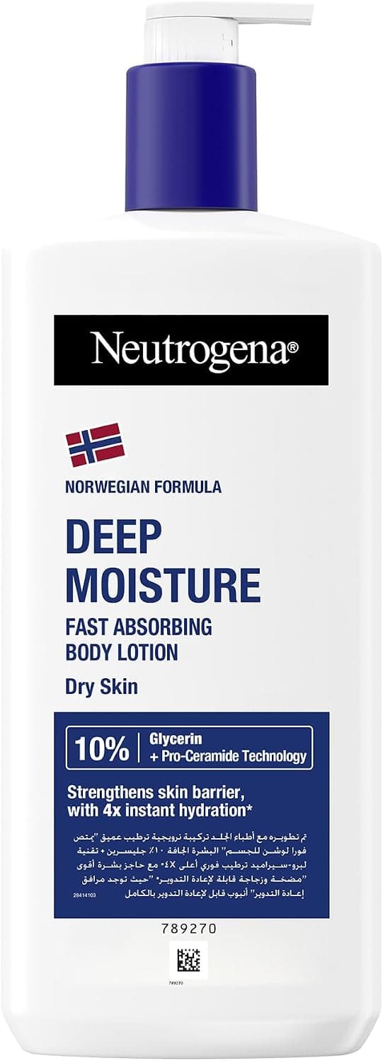 لوسیون بدن Neutrogena Norwegian Formula آبرسان عمیق برای پوست خشک 400ml لوسیون بدن Neutrogena Norwegian Formula آبرسان عمیق برای پوست خشک 400ml
