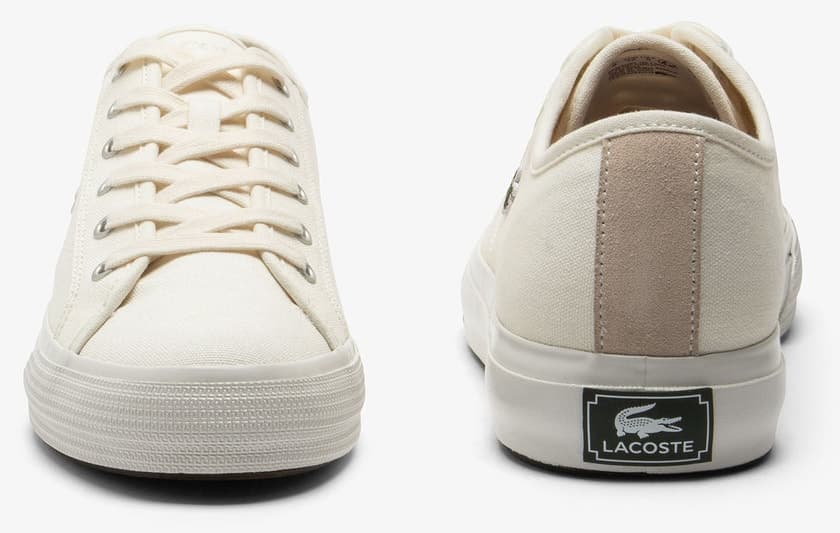 کفش اسنیکر مردانه Lacoste بژ Backcourt کفش اسنیکر مردانه Lacoste بژ Backcourt