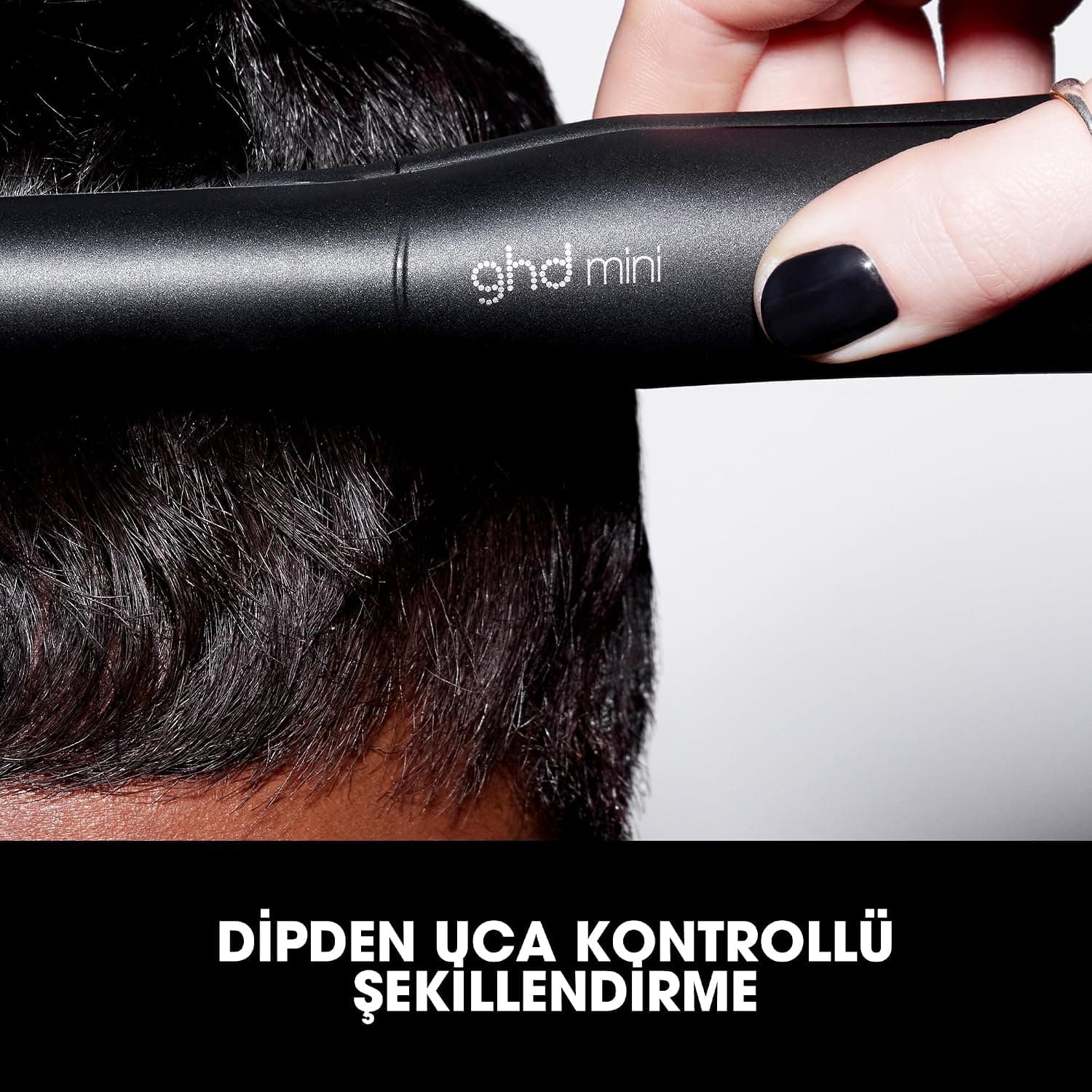 اتو موی کوچک ghd با صفحات باریک مشکی اتو موی کوچک ghd با صفحات باریک مشکی
