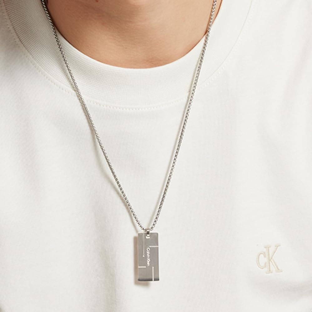گردنبند مردانه Calvin Klein مجموعه GRID گردنبند مردانه Calvin Klein مجموعه GRID
