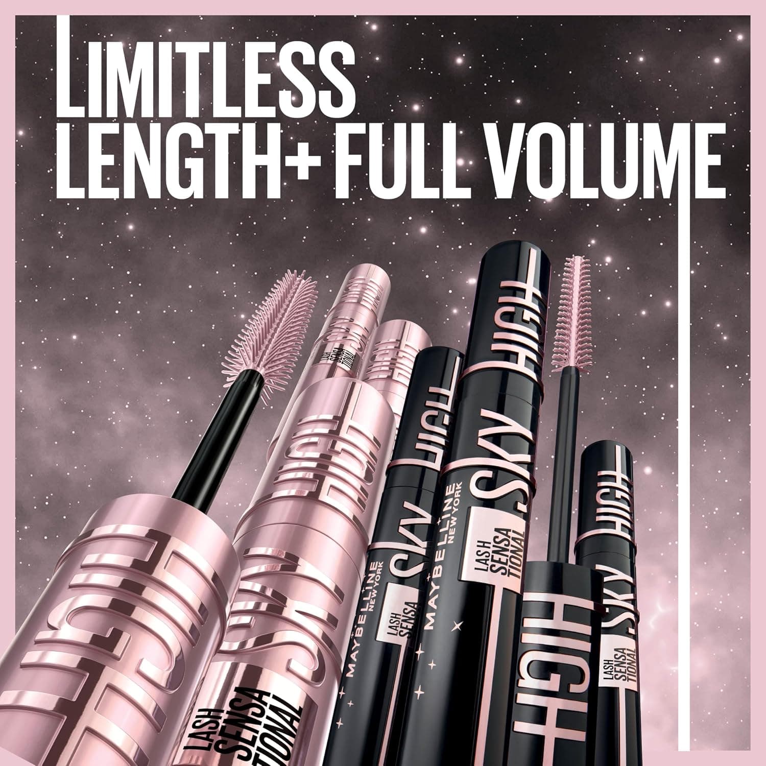 ریمل Maybelline New York حجمدهنده بلندکننده Lash Sensational Sky High مشکی کیهانی ریمل Maybelline New York حجمدهنده بلندکننده Lash Sensational Sky High مشکی کیهانی