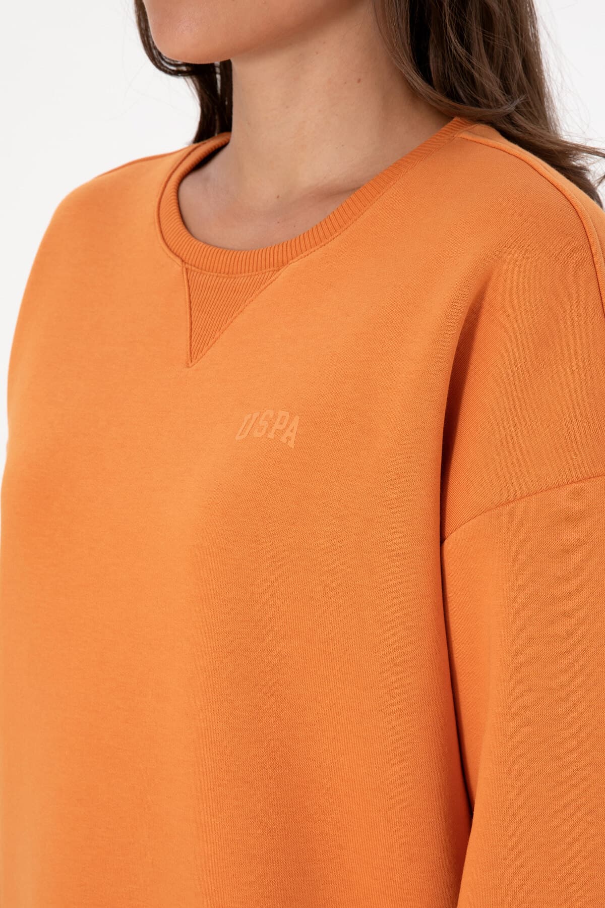 سوئیشرت زنانه U.S. Polo Assn. مسی شاردونی یقه گرد مدل 50313586-VR182 سوئیشرت زنانه U.S. Polo Assn. مسی شاردونی یقه گرد مدل 50313586-VR182