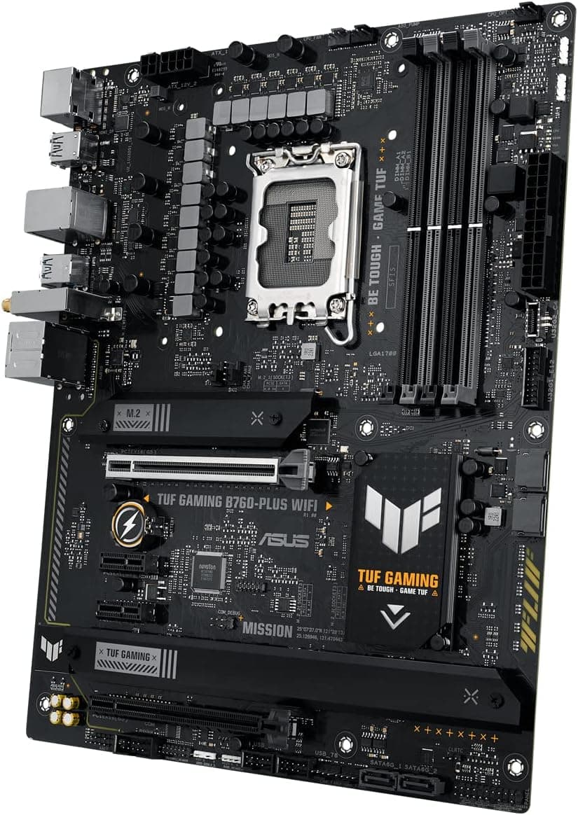 مادربورد ASUS TUF Gaming مدل B760-PLUS WiFi سوکت LGA 1700 مشکی مادربورد ASUS TUF Gaming مدل B760-PLUS WiFi سوکت LGA 1700 مشکی