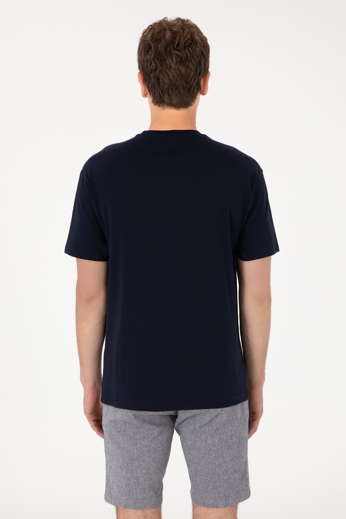 تیشرت مردانه U.S. Polo Assn. فیت راحت یقه گرد سرمهای مدل 50306450-VR033 تیشرت مردانه U.S. Polo Assn. فیت راحت یقه گرد سرمهای مدل 50306450-VR033