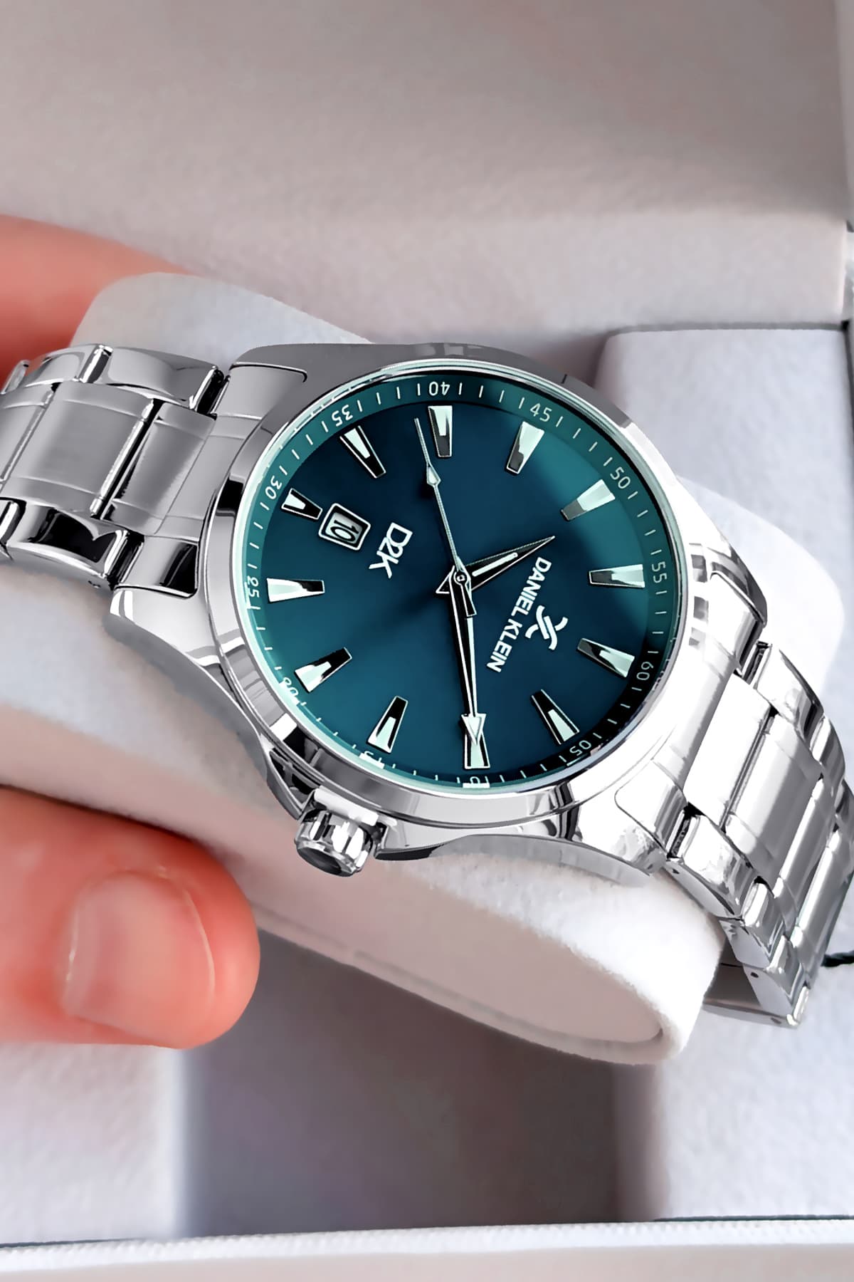 ساعت مچی مردانه Daniel Klein ضد آب 3 ATM بند فولادی نقرهای مدل Cbk465 ساعت مچی مردانه Daniel Klein ضد آب 3 ATM بند فولادی نقرهای مدل Cbk465