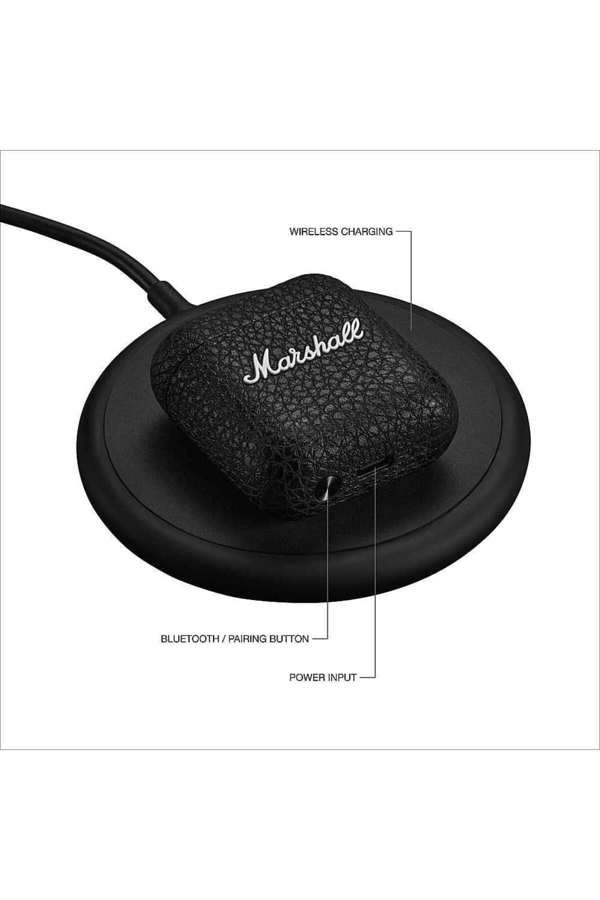 هندزفری توگوشی بلوتوثی TWS Marshall مدل Minor IV مشکی هندزفری توگوشی بلوتوثی TWS Marshall مدل Minor IV مشکی