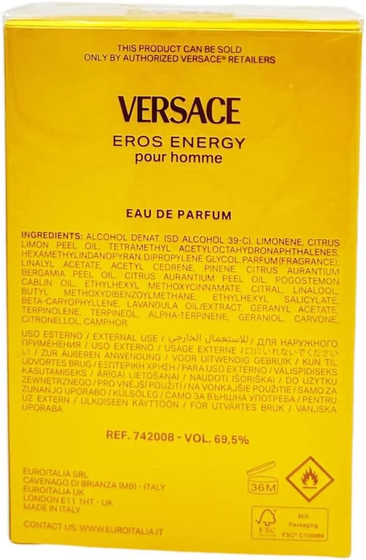 عطر مردانه Versace Eros Energy EDP 50 ml عطر مردانه Versace Eros Energy EDP 50 ml