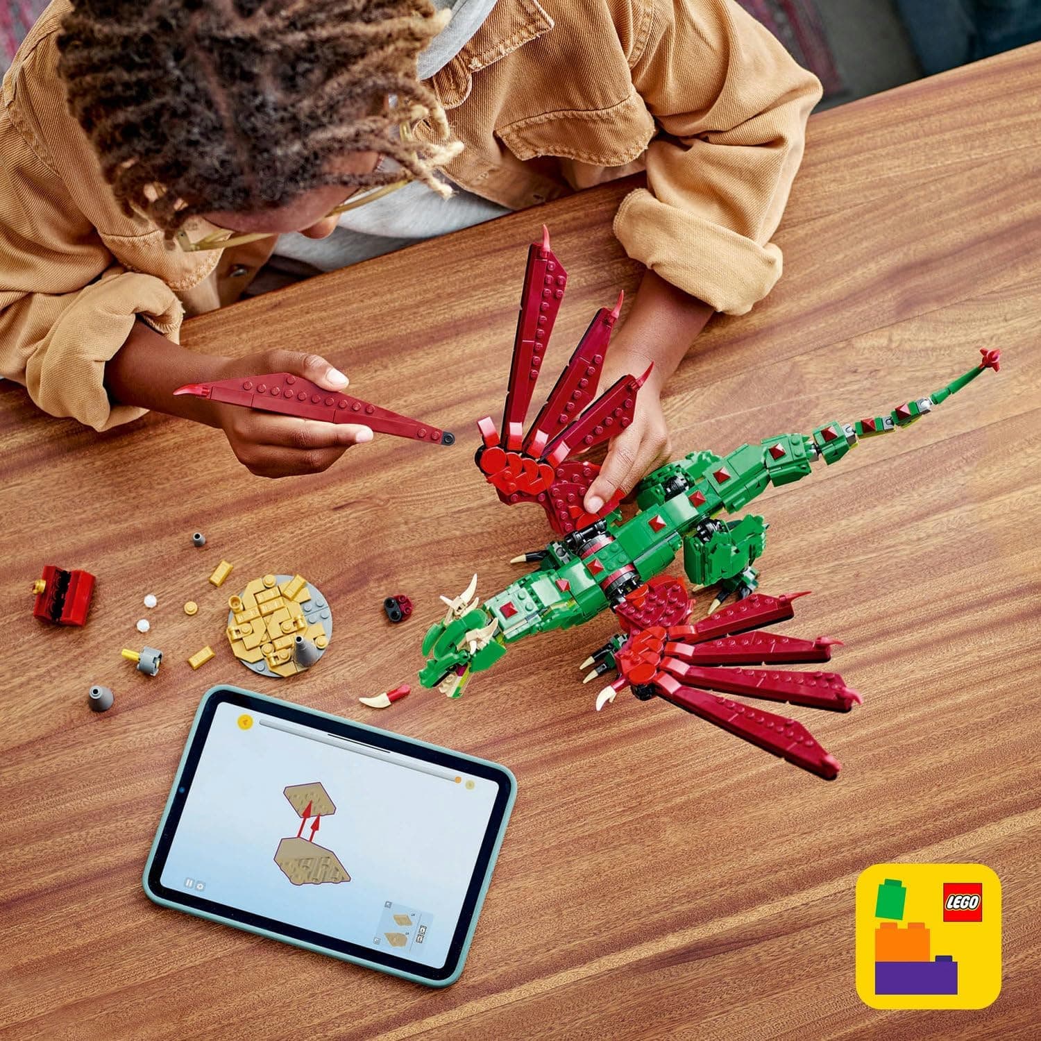 لگو Creator 3 در 1 اژدهای قرون وسطایی مدل 31161 لگو Creator 3 در 1 اژدهای قرون وسطایی مدل 31161