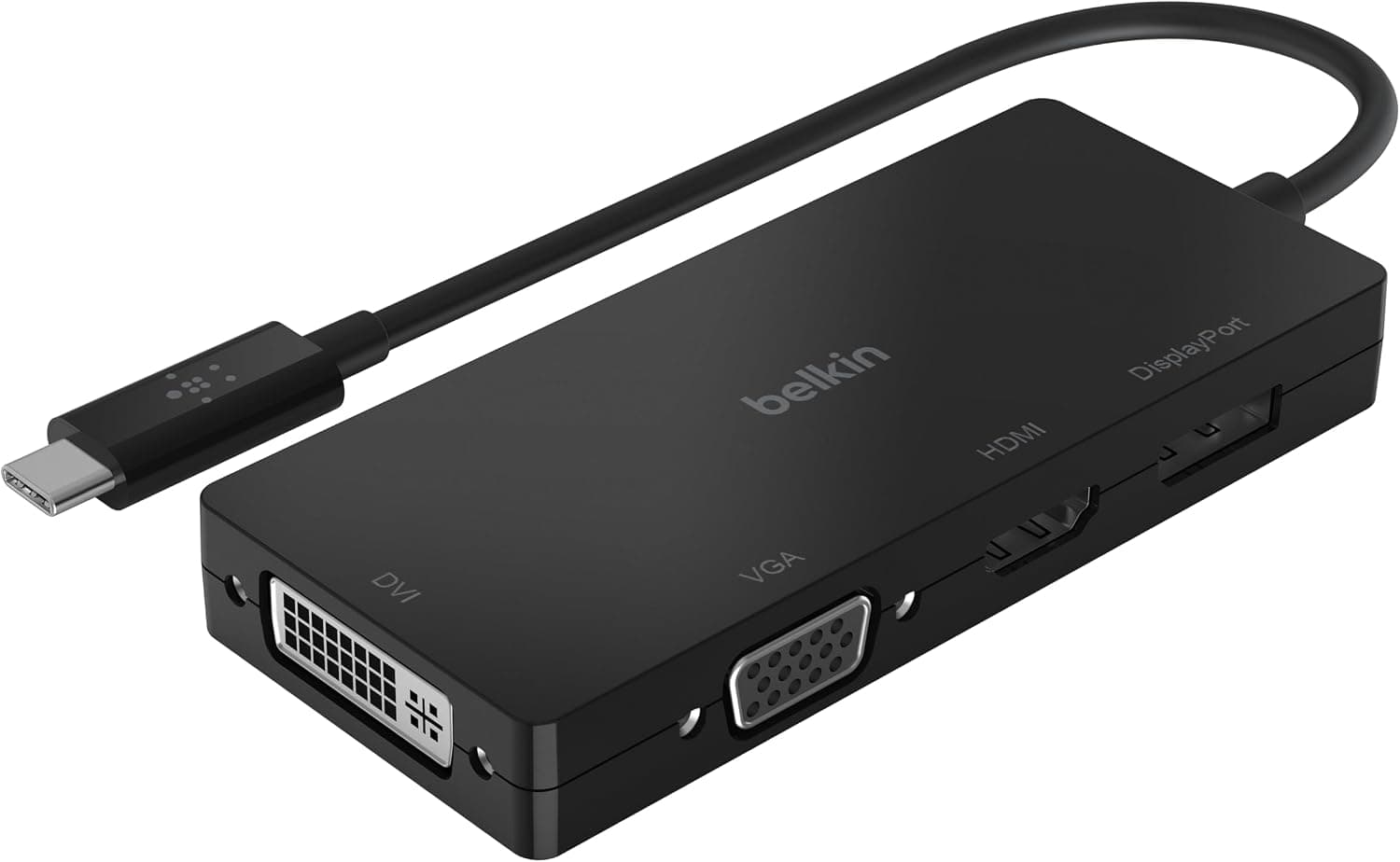 آداپتور Belkin مالتیپورت USB-C با VGA، DVI، 4K HDMI و 4K DisplayPort آداپتور Belkin مالتیپورت USB-C با VGA، DVI، 4K HDMI و 4K DisplayPort