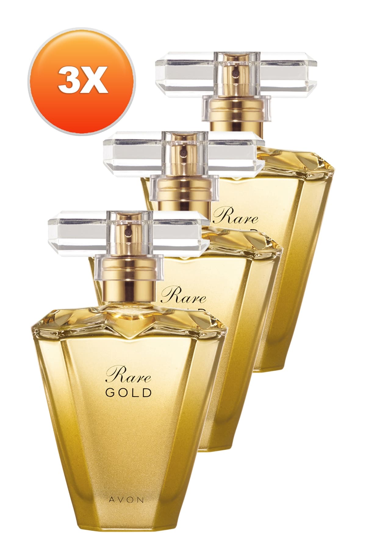 عطر زنانه Avon Rare Gold EDP 50ml ست سه تایی عطر زنانه Avon Rare Gold EDP 50ml ست سه تایی