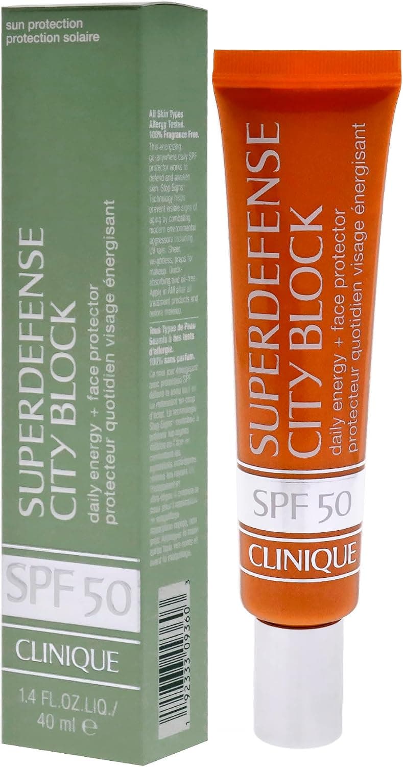 کرم ضدآفتاب Clinique Superdefense City Block SPF50 40 ml کرم ضدآفتاب Clinique Superdefense City Block SPF50 40 ml