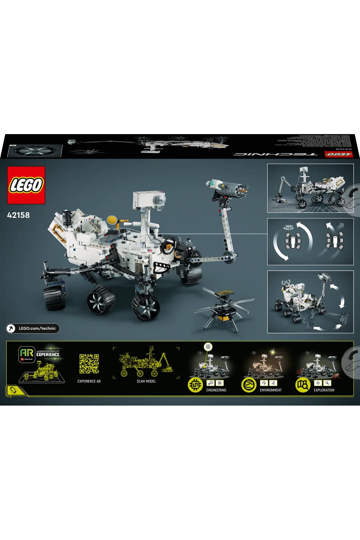 ست ساختنی اسباببازی لگو برای ساخت NASA Mars Rover Perseverance مدل 42158 (1132 قطعه) ست ساختنی اسباببازی لگو برای ساخت NASA Mars Rover Perseverance مدل 42158 (1132 قطعه)