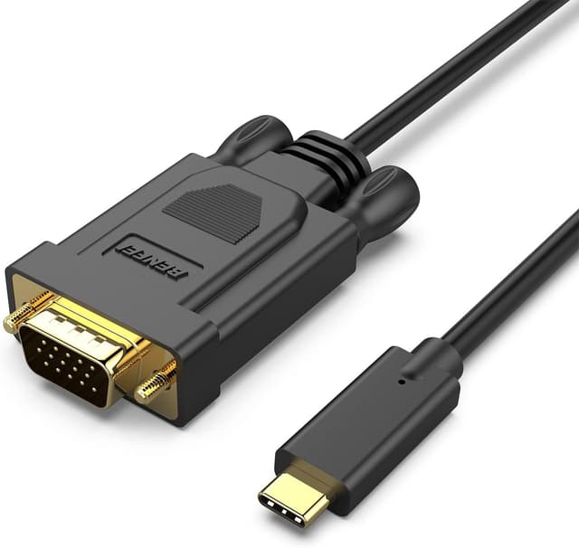 کابل USB-C به VGA برند BENFEI سازگار با Thunderbolt 3 طول 6 Feet کابل USB-C به VGA برند BENFEI سازگار با Thunderbolt 3 طول 6 Feet