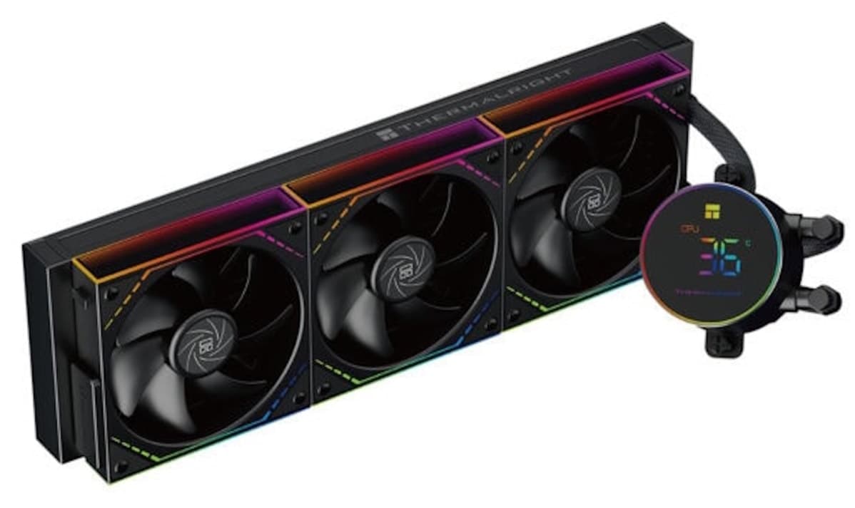 خنککننده مایع پردازنده ThermalRight Frozen Magic 360 Digital ARGB مشکی V2 سازگار Intel AMD خنککننده مایع پردازنده ThermalRight Frozen Magic 360 Digital ARGB مشکی V2 سازگار Intel AMD