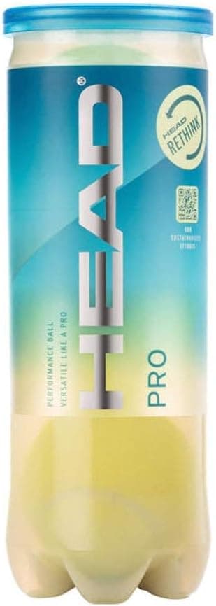 توپ تنیس HEAD Pro زرد قوطی 3 عددی مدل 571603 توپ تنیس HEAD Pro زرد قوطی 3 عددی مدل 571603
