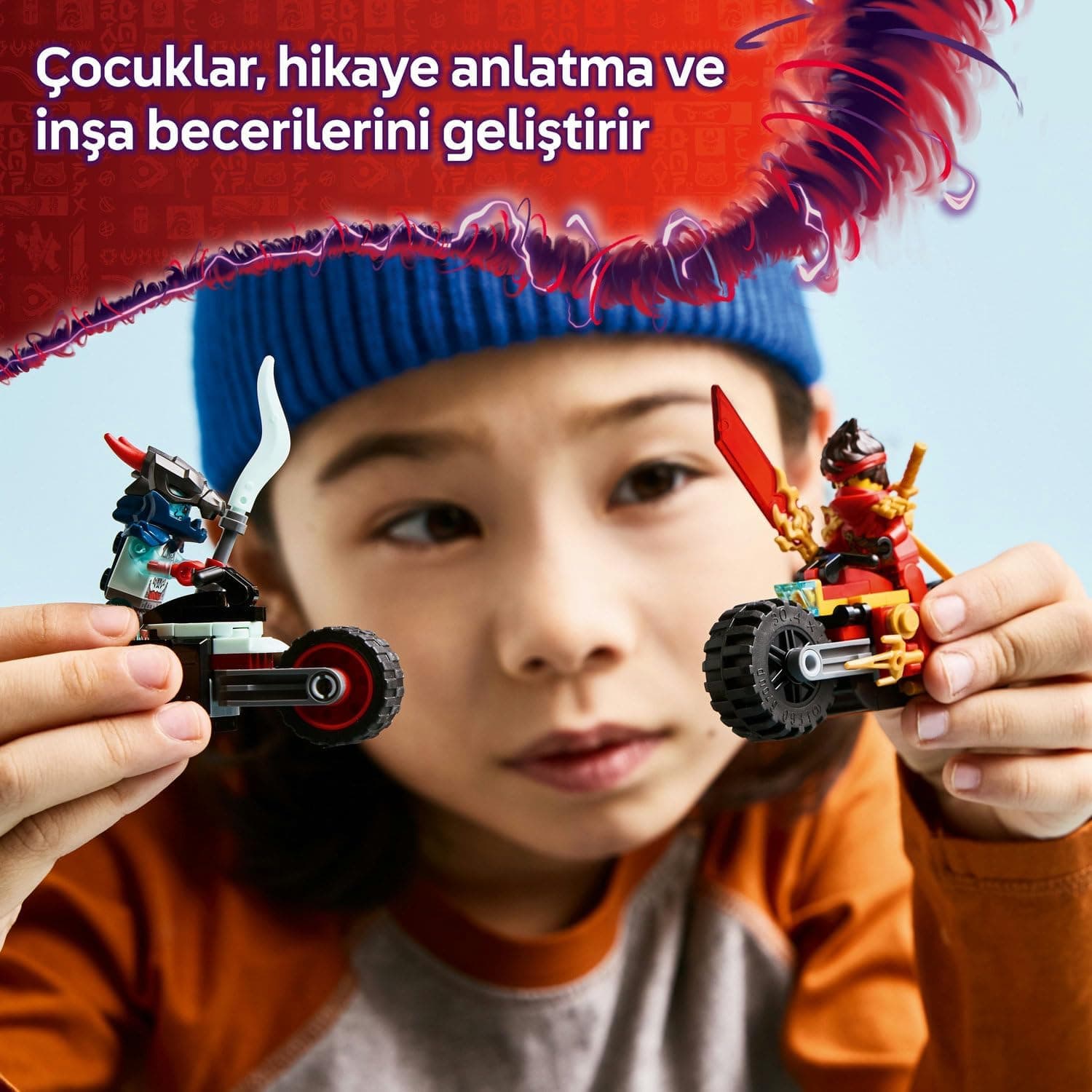 لگو NINJAGO ست موتورسیکلت مسابقه سرعت Kai مدل 71838 لگو NINJAGO ست موتورسیکلت مسابقه سرعت Kai مدل 71838