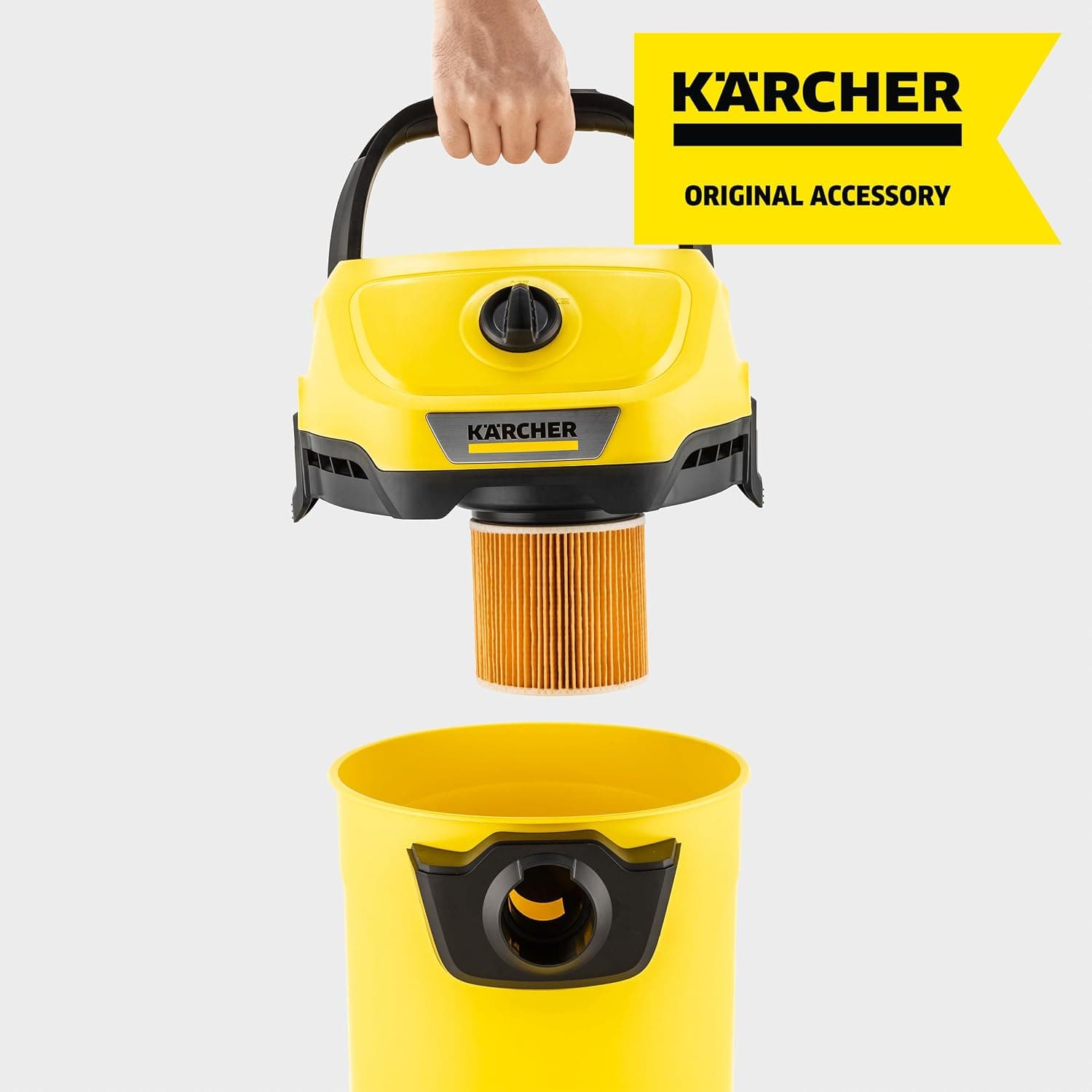 فیلتر کارتریجی KÄRCHER مناسب جاروبرقیهای آب و خاک و شوینده فرش مدل KFI 3310، 1 عدد فیلتر کارتریجی KÄRCHER مناسب جاروبرقیهای آب و خاک و شوینده فرش مدل KFI 3310، 1 عدد