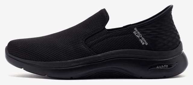 کفش پیادهروی مردانه Skechers GO WALK ARCH FIT 2.0 HANDS FREE 2 مدل 216600 BBK کفش پیادهروی مردانه Skechers GO WALK ARCH FIT 2.0 HANDS FREE 2 مدل 216600 BBK