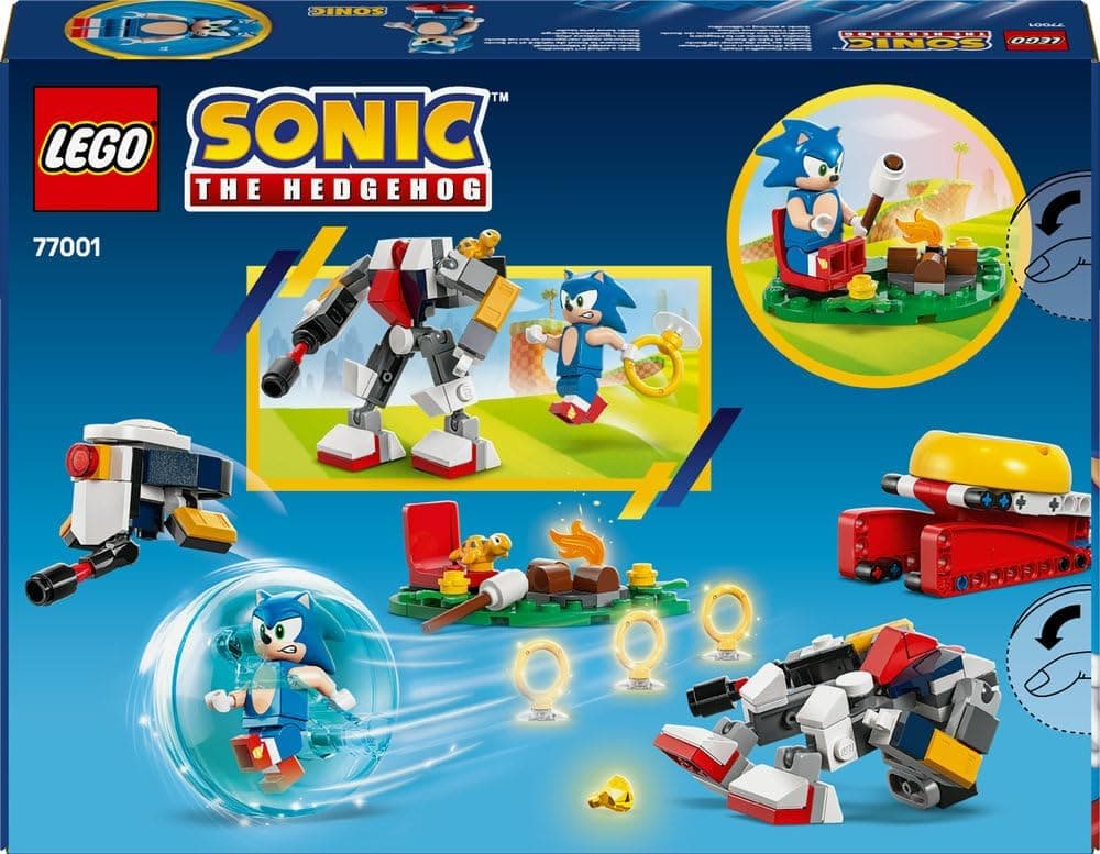 لگو Sonic the Hedgehog Sonic's Campfire Clash مدل 77001 لگو Sonic the Hedgehog Sonic's Campfire Clash مدل 77001