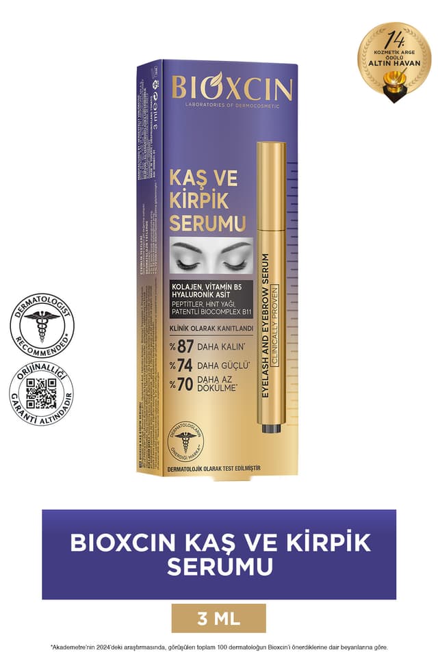سرم ابرو و مژه Bioxcin حاوی کلاژن، اسید هیالورونیک، روغن کرچک، کراتین، پپتیدها، B5 و Biocomplex B11 سرم ابرو و مژه Bioxcin حاوی کلاژن، اسید هیالورونیک، روغن کرچک، کراتین، پپتیدها، B5 و Biocomplex B11