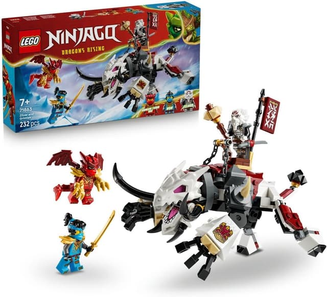 لگو 71863 NINJAGO Zilvar and Grimtak the Dragon Beast لگو 71863 NINJAGO Zilvar and Grimtak the Dragon Beast