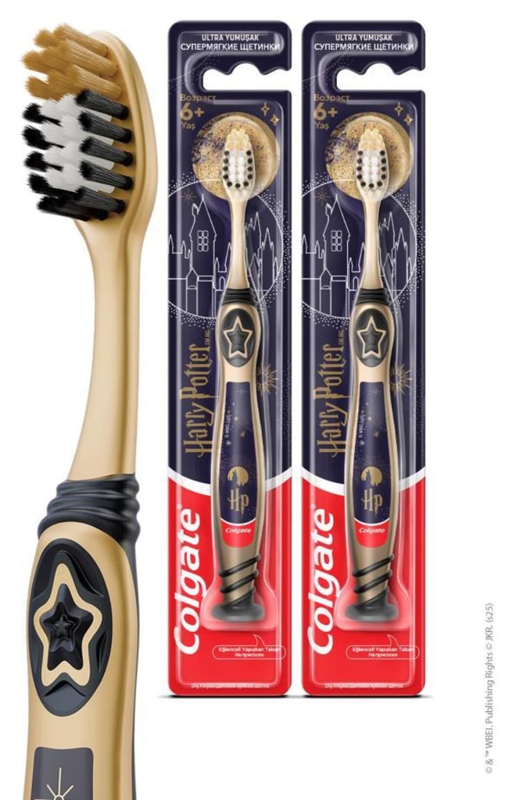 مسواک دندان کودکانه Colgate نرم طرح Harry Potter x2 مسواک دندان کودکانه Colgate نرم طرح Harry Potter x2