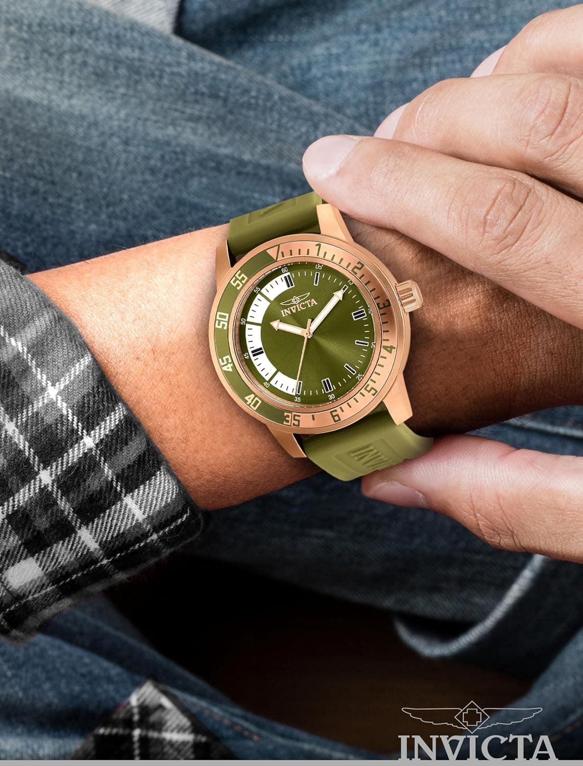 ساعت مردانه Invicta Specialty کوارتز با بند سیلیکونی 45mm ساعت مردانه Invicta Specialty کوارتز با بند سیلیکونی 45mm