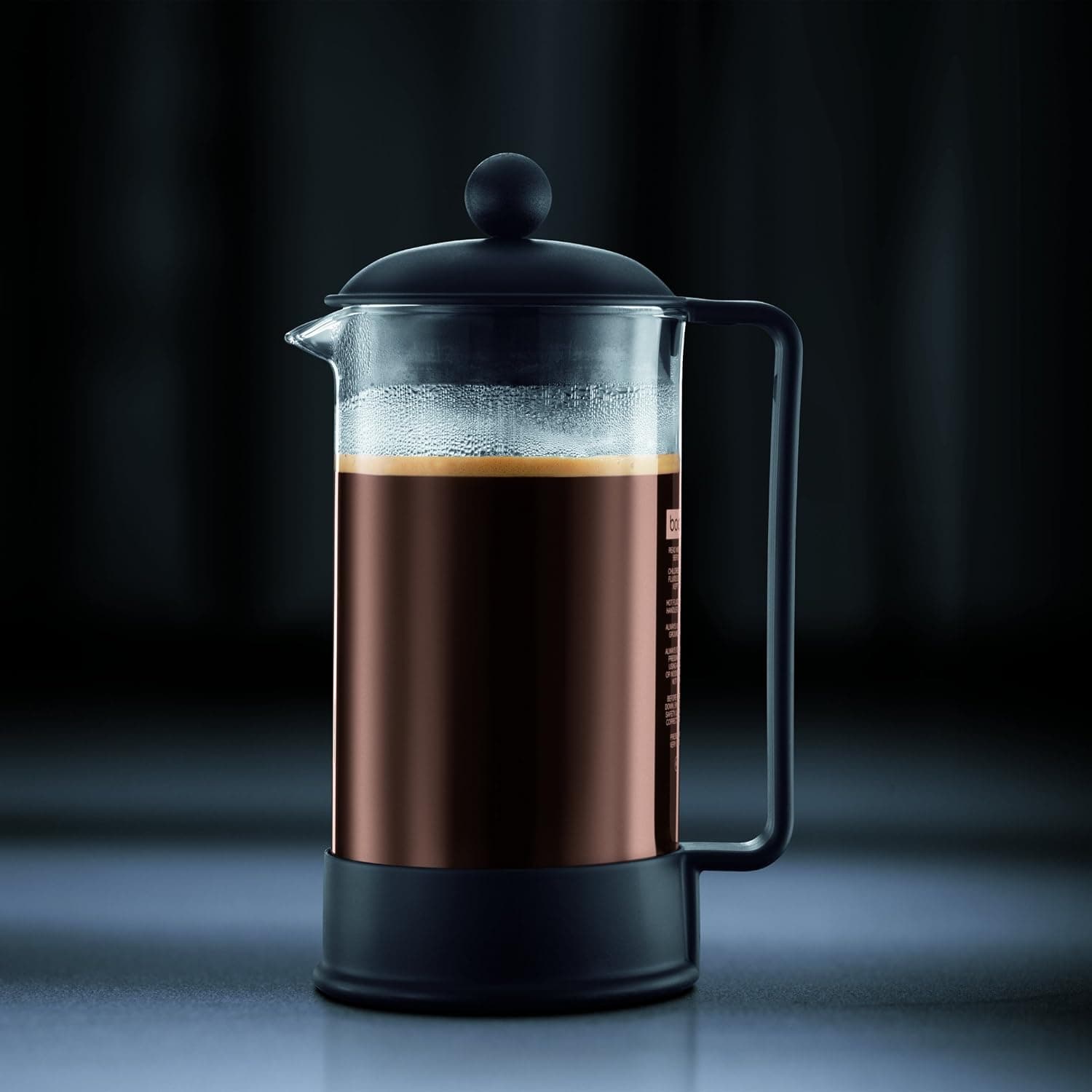 کافی پرس Bodum فیلتر ثابت فولاد ضدزنگ 0.35 لیتری مشکی مدل Brazıl کافی پرس Bodum فیلتر ثابت فولاد ضدزنگ 0.35 لیتری مشکی مدل Brazıl