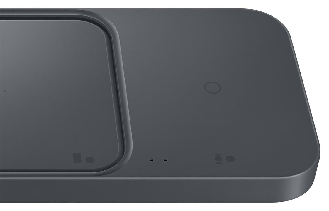 شارژر بیسیم دوتایی سریع Samsung مدل EP P5400T خاکستری تیره شارژر بیسیم دوتایی سریع Samsung مدل EP P5400T خاکستری تیره