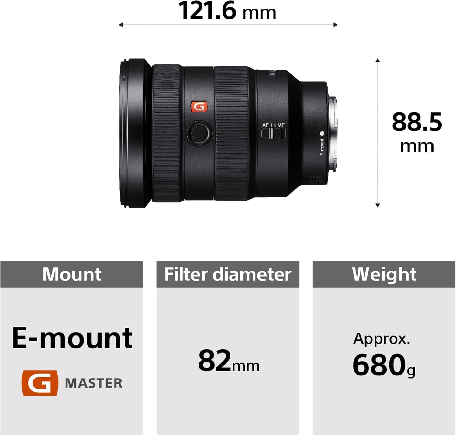 لنز زوم واید Sony G Master FE 16–35 mm F2.8 مدل SEL1635GM مشکی لنز زوم واید Sony G Master FE 16–35 mm F2.8 مدل SEL1635GM مشکی