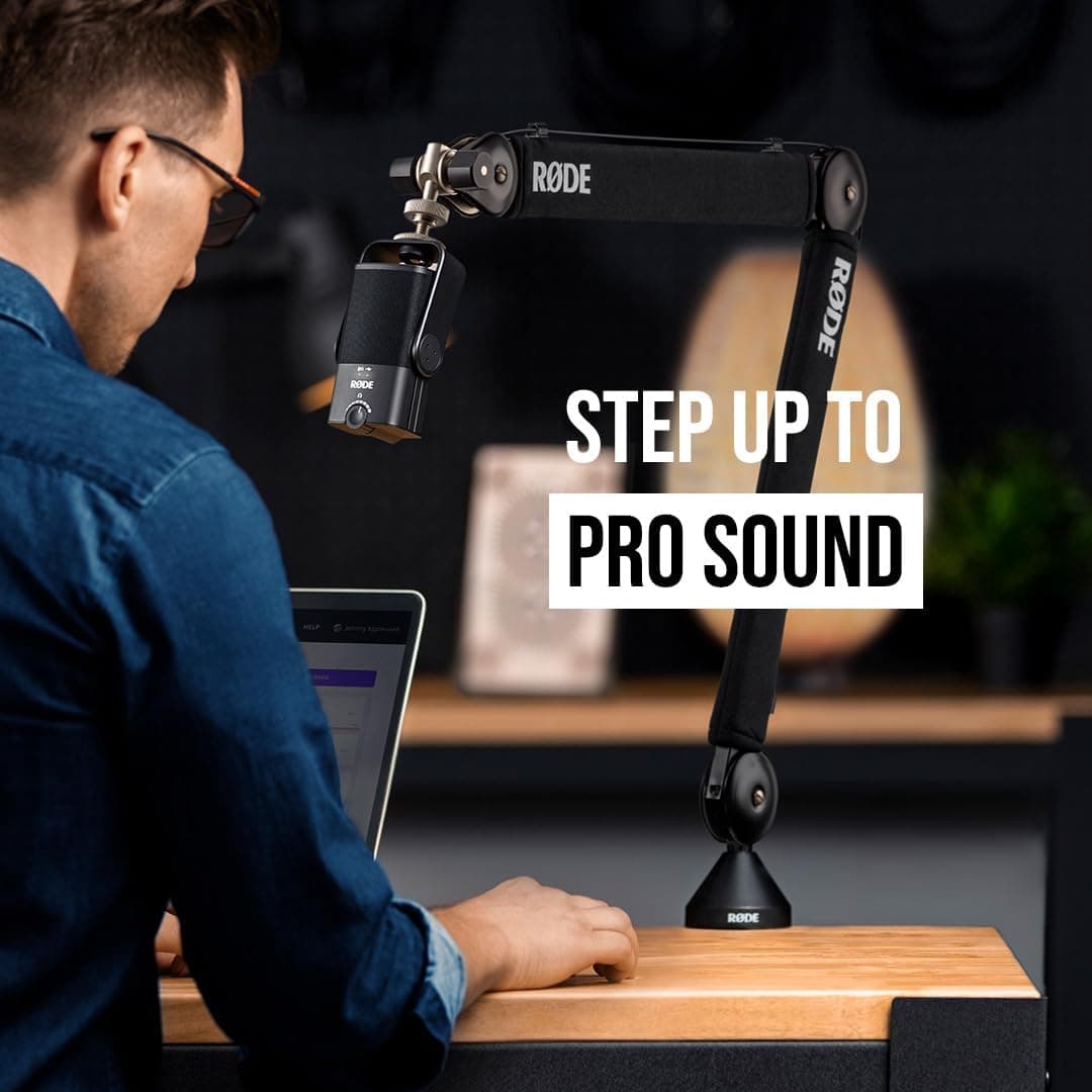 میکروفون RØDE کاندنسر USB با کیفیت استودیویی مدل NT-USB Mini میکروفون RØDE کاندنسر USB با کیفیت استودیویی مدل NT-USB Mini