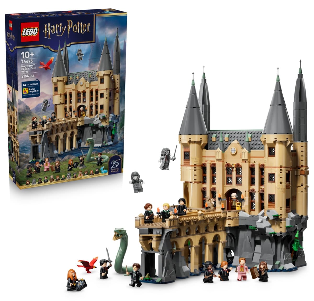 لگو 76473 Harry Potter قلعه Hogwarts بال شرقی 2164 قطعه لگو 76473 Harry Potter قلعه Hogwarts بال شرقی 2164 قطعه