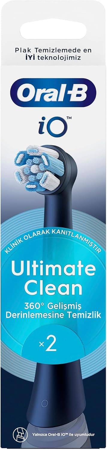 مسواک برقی Oral-B مدل iO 5 مشکی با فناوری هوش مصنوعی بههمراه 2 سری یدک iO Ultimate Clean مشکی مسواک برقی Oral-B مدل iO 5 مشکی با فناوری هوش مصنوعی بههمراه 2 سری یدک iO Ultimate Clean مشکی
