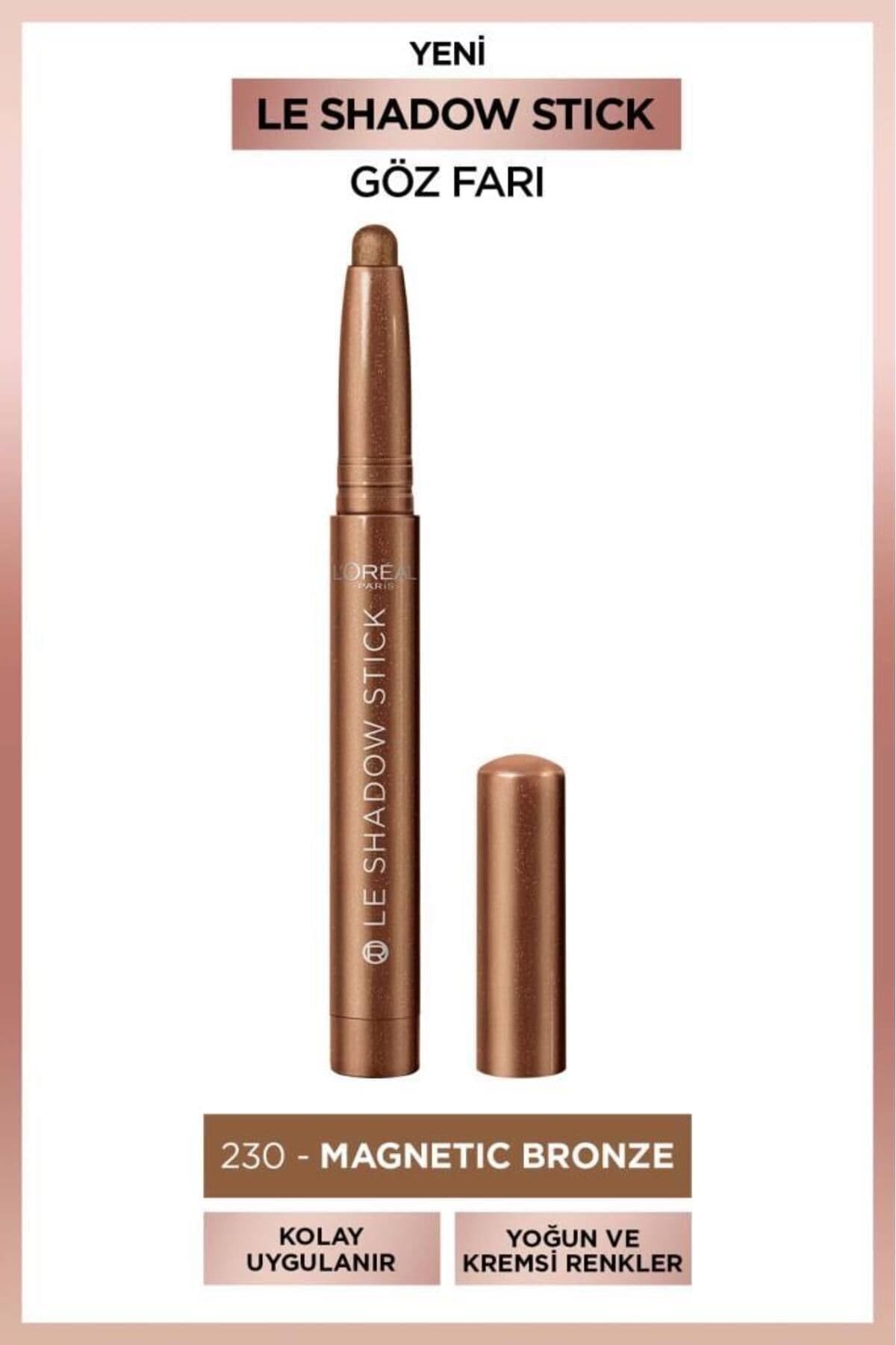 سایه چشم مدادی L'Oréal Paris Le Shadow Stick رنگ 230 برنزی مگنتیک سایه چشم مدادی L'Oréal Paris Le Shadow Stick رنگ 230 برنزی مگنتیک