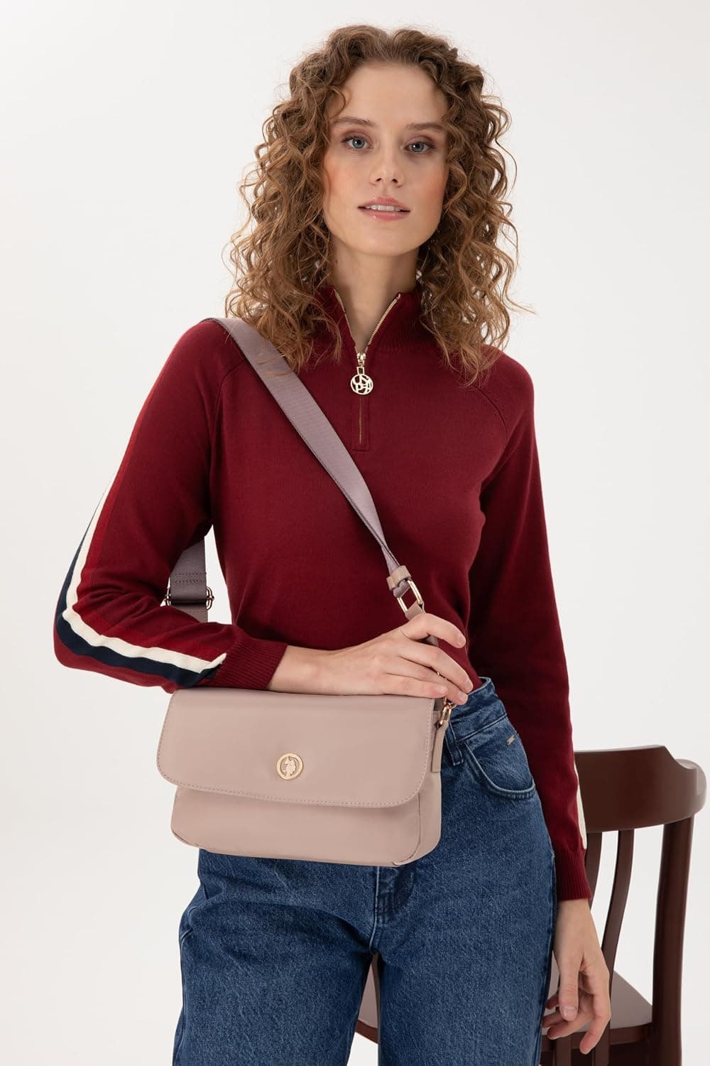 کیف زنانه U.S. POLO ASSN. بژ مدل 50300297-VR011 کیف زنانه U.S. POLO ASSN. بژ مدل 50300297-VR011