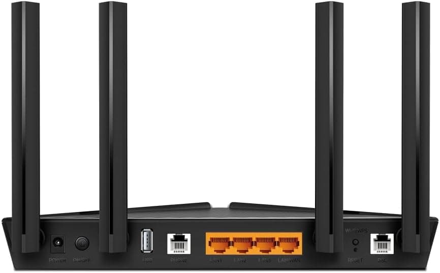روتر بیسیم TP-Link گیگابیتی دوبانده 2.4 GHz / 5 GHz مدل Archer VX1800v مشکی روتر بیسیم TP-Link گیگابیتی دوبانده 2.4 GHz / 5 GHz مدل Archer VX1800v مشکی