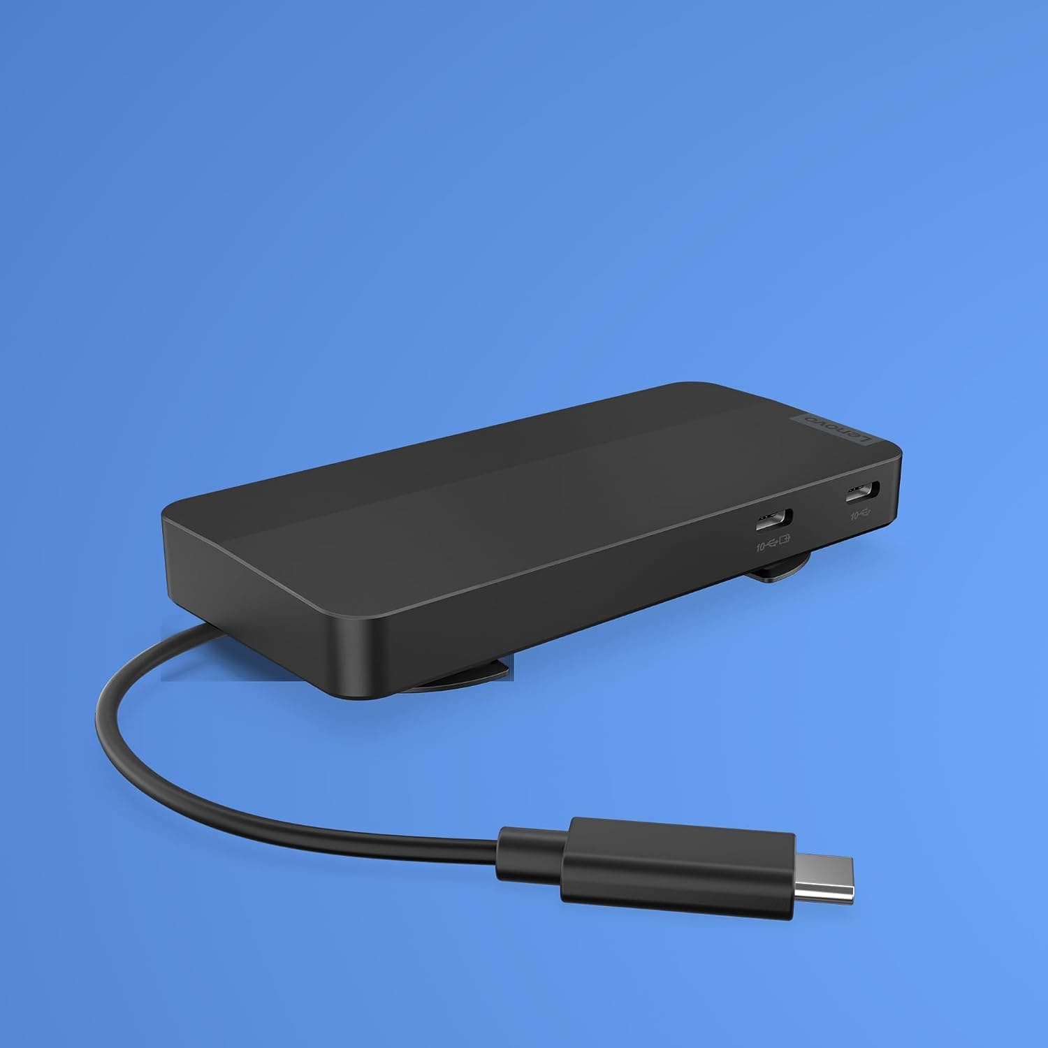 داک استیشن Lenovo فشرده سفری USB-C با 2x 4K و ۷ پورت مشکی داک استیشن Lenovo فشرده سفری USB-C با 2x 4K و ۷ پورت مشکی