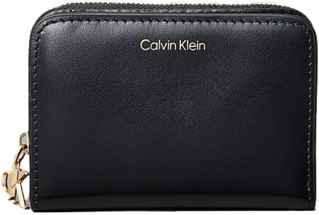 کیف پول زنانه Calvin Klein فلپدار مشکی مدل CK MEDIUM FLAP ZIP AROUND OS کیف پول زنانه Calvin Klein فلپدار مشکی مدل CK MEDIUM FLAP ZIP AROUND OS