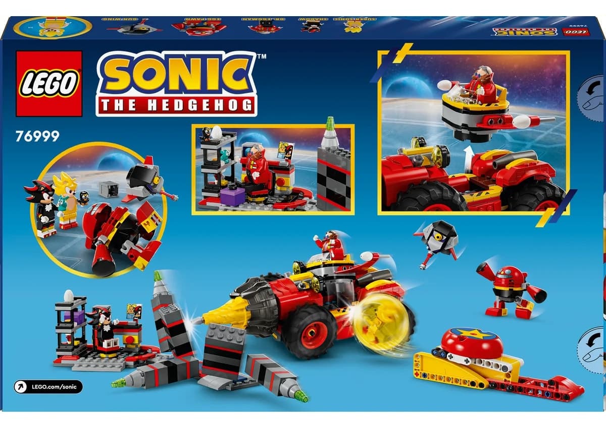 لگو Sonic the Hedgehog Super Sonic مقابل Egg Drillster مدل 76999 لگو Sonic the Hedgehog Super Sonic مقابل Egg Drillster مدل 76999