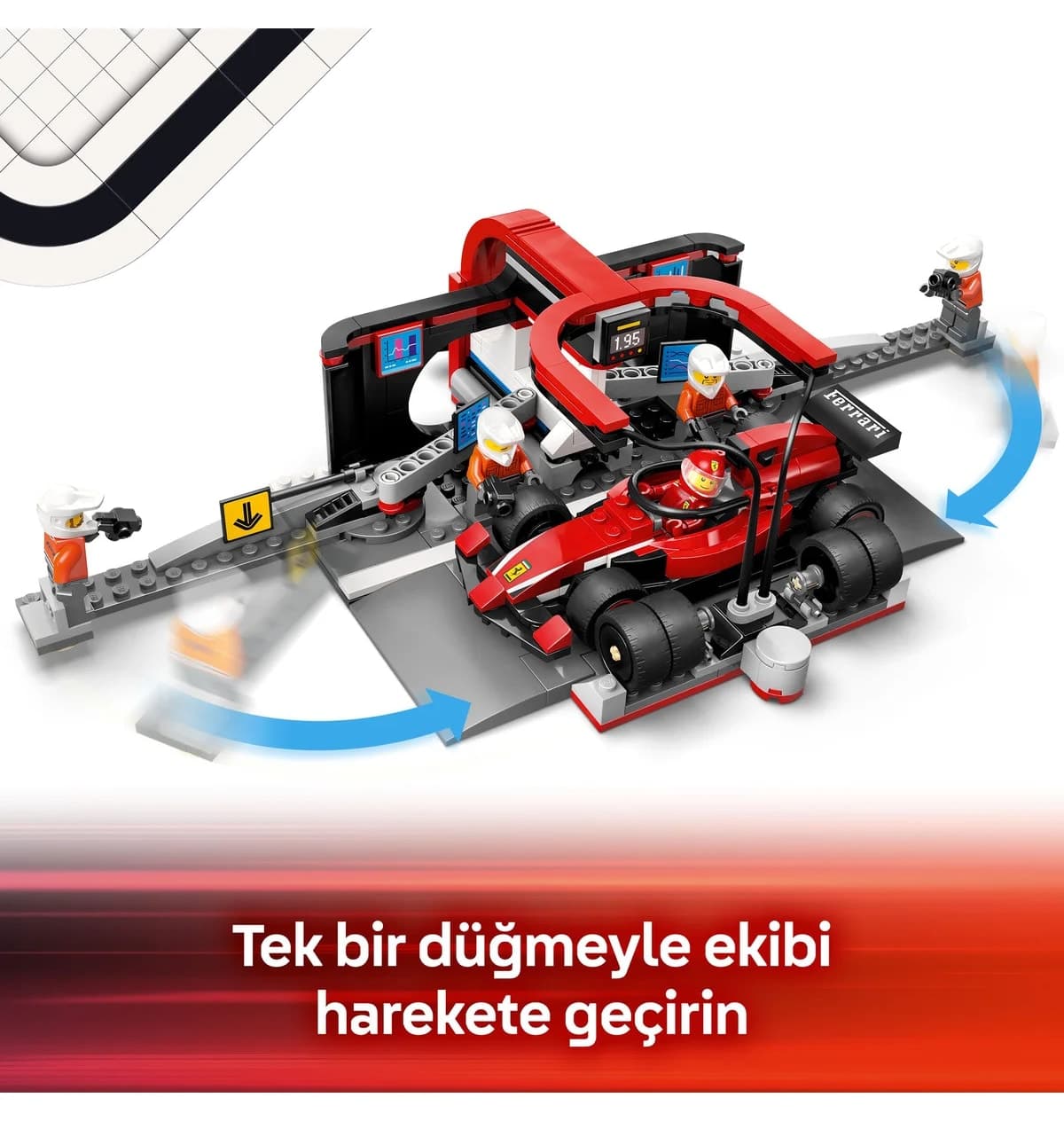 لگو City مدل 60443 ماشین Ferrari F1 و تیم Pit Stop لگو City مدل 60443 ماشین Ferrari F1 و تیم Pit Stop