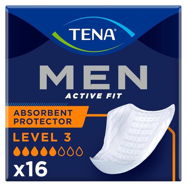 پد بیاختیاری ادرار مردانه TENA با جذب بالا پد بیاختیاری ادرار مردانه TENA با جذب بالا