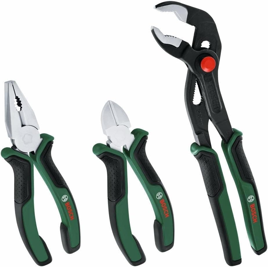 ست انبردست 4 عددی Bosch با دسته نرم ارگونومیک ست انبردست 4 عددی Bosch با دسته نرم ارگونومیک